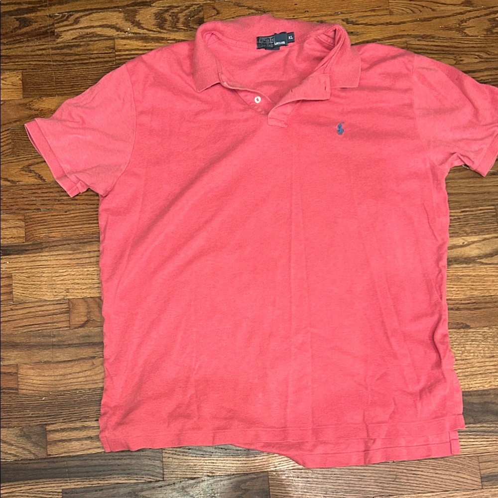 Polo by Ralph Lauren Men's Coral Polo Shirt